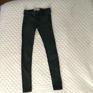 Hollister Low Rise Super Skinny Black Jeans